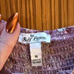 Self Esteem  Lavender Floral Blouse Photo 1