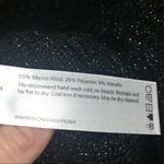 Eileen Fisher Shimmery Black Merino Wool Blouse, XS Photo 6