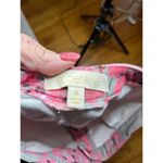 Etcetera Pink Cherry Blossom Floral Print Pants velvet jeans Size 4 Photo 2