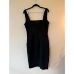 Lulus NWT Baby, You're The One Black Sleeveless Bodycon Midi Dress size Large Photo 3