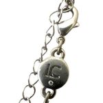 Liz Claiborne Hammered Oval Link Necklace, Silver & Gold-Tone with Marcasite-Sty Photo 4