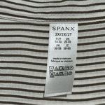 Spanx  Women’s Striped Button Down Shirt Silk Size XXL NWT Photo 1