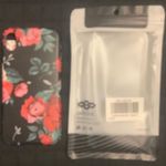 Golink Black/Red Floral Roses Print Case/Cover For iPhone XR 6.1” Photo 1