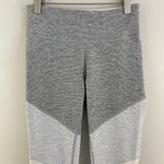 Outdoor Voices Graphite Ash Dove Grey Colorblock Springs 7/8 Workout Leggings Photo 3