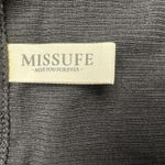 Missufe Miss You Forever Black Small ribbed Cute Puff Shoulder‎ sleeves bodysuit Photo 3