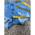 Levi's 501 Womens Denim Shorts Sz 25 Rodeo Daisy Duke's Western Light Wash Photo 9