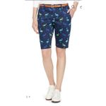 Ralph Lauren Polo Golf Ralph‎ Lauren Flamingo Print Sateen Bermuda Shorts Size 8 Photo 1