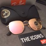 Ray-Ban  Hexagonal Rose Gold Mirrored Lenses RB3548N Photo 0