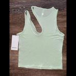 Lululemon Shoulder Cut-Out Tank Kohlrabi Green Size 6 NWT Photo 3