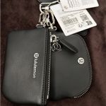 Lululemon  Dual Pouch Wristlet Black Leather  Photo 3