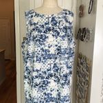 Habitat linen side button dress twilight sleeveless dress Photo 9
