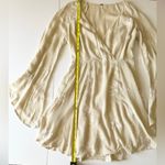 Free People  Jasmine Embroidere Floral Mini Dress Women’s Sz S Cream Bell Sleeve Photo 10