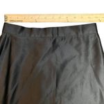 Tadashi Shoji Vintage Women's Full Length Black Satin Evening Maxi Skirt Size 8 Photo 7