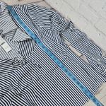 J.Crew  Goldie top in striped satin in Dark Evening S NWT‎ Photo 7