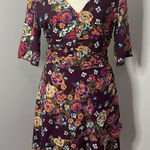WAYF  wine floral mini dress. NWT. Size Small.  Wedding. Party. Cocktail. Photo 0