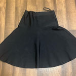 BCBGMAXAZRIA Black Knee-Length A-Line Skirt for Work Photo 0