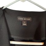 Lane Bryant  Black Blazer Womens Size 14 Collarless One Button Jacket Office Photo 1