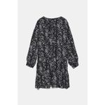 ZARA  Black White Floral Printed Mini Dress - S Photo 2
