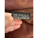 Whet Blu Leather Jacket Womens Size Medium Petite Red Zip Up Photo 9