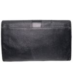 Fendi  Vintage Black Zucchino Crossbody Removable Strap Clutch Shoulder Bag Photo 3