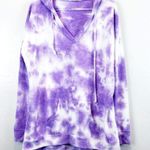 Theo And Spence Tie Dye Hoodie In Purple Marble Size M Photo 0