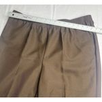 Alfred Dunner  Pant Womens 16W Brown Pull On Elastic Waist Pant Pockets Stretch Photo 4