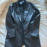 Pretty Little Thing Black Leather Jacket Photo 0