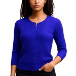 Talbots  Collection Womens XL Petite Purple Cardigan Tank Sweater Photo 0