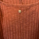 Roxy  On Our Way Redwood Sleeveless Knit Ribbed Romper Size XL Photo 3