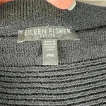 Eileen Fisher Skirt Black Wool Blend Straight Pencil Style Womens Petite Medium Photo 2