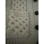 Aran Crafts MERINO WOOL TRADITIONAL LUMBER CARDIGAN: XP311 size Large Photo 9