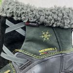 Merrell  Black Winterlude Polartec Fleece Lined Zip Up Waterproof Ankle Boot 7 Photo 5