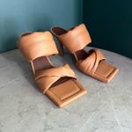 ALOHAS  Twist Strap Sandal in Camel  Photo 4