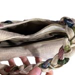 Cottagecore Embroidered Shoulder Bag Boho Whimsical Floral Tapestry Fairy Casual Green Photo 6