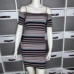 Billabong  Bodycon Stripe Mini Dress Size Medium Photo 2
