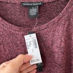 Dress Barn  Sz L Front Side Knot Knit Blouse Pullover Shirt Top Stretch Photo 1