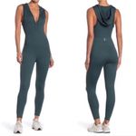 Free People  Movement Yosemite Jumpsuit in Thunderbolt Green Size Medium Photo 2