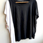 NWT NORDSTROM Woman’s Harlowe & Graham black & white sz M oversized XS Retro Photo 0