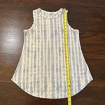 Athleta  light blue & white tie-dye loose fit tank top size S Photo 8