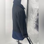 Mossino‎ pea coat blue and black womans size medium Photo 1