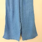 Aerie  Gauzy High Waisted Pool Party Pant Slit Side Wide Leg Size M Photo 5