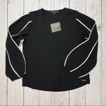 Marc New York Andrew Marc NY Black Top Balloon Sleeve, Size M Photo 5