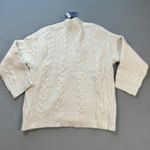 Universal Threads Universal Thread Cardigan Sweater Womens XXL Cream Cable Knit Oversized V NWT Photo 1