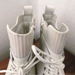 NURTURE Whitney Leather‎ Lug Sole Combat Boot White Cream Lace Up Size 6.5 New Photo 3