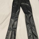 Leather Flare pants Black Photo 0