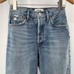 AGOLDE Riley High Rise Straight Crop in Endless Blue Size 25 Photo 2