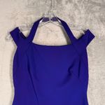 Ralph Lauren Lauren  Dress Sheath Halter Neck‎ Sleeveless Blue Purple 6 Petite Photo 4