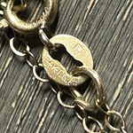 Real Mother of Pearl Teardrop Pendant Necklace 14KTGF 20 inch chain White Photo 2