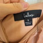 Lulus  Blush Pink Iridescent Babydoll Mini Dress Bustier Party Cocktail NWT S Photo 4