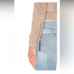 BLANK NYC  Suede moto jacket in sand stoner small $198 Photo 12